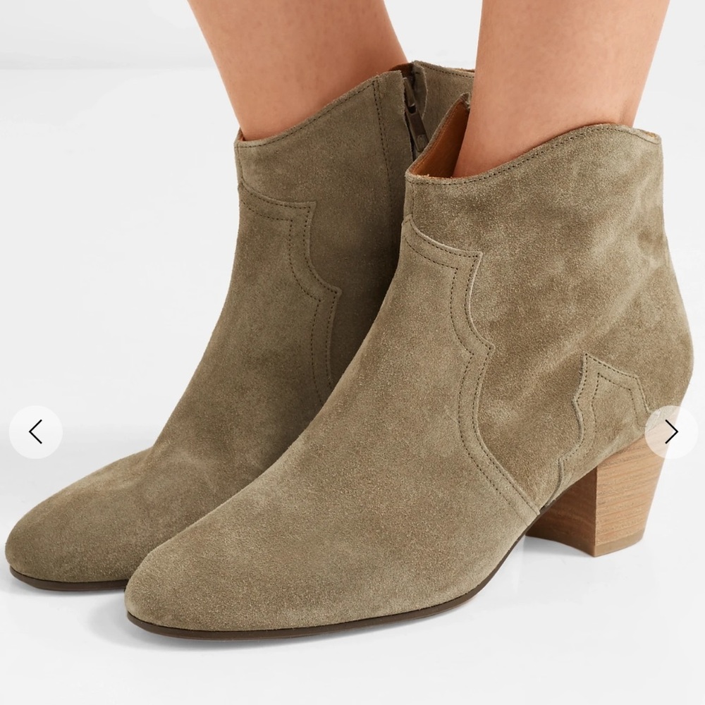 Isabel Marant Dicker Boot in Taupe